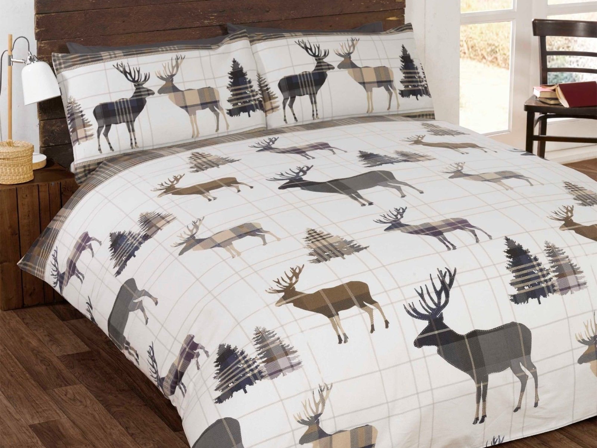 Deer comforter deals sets queen size