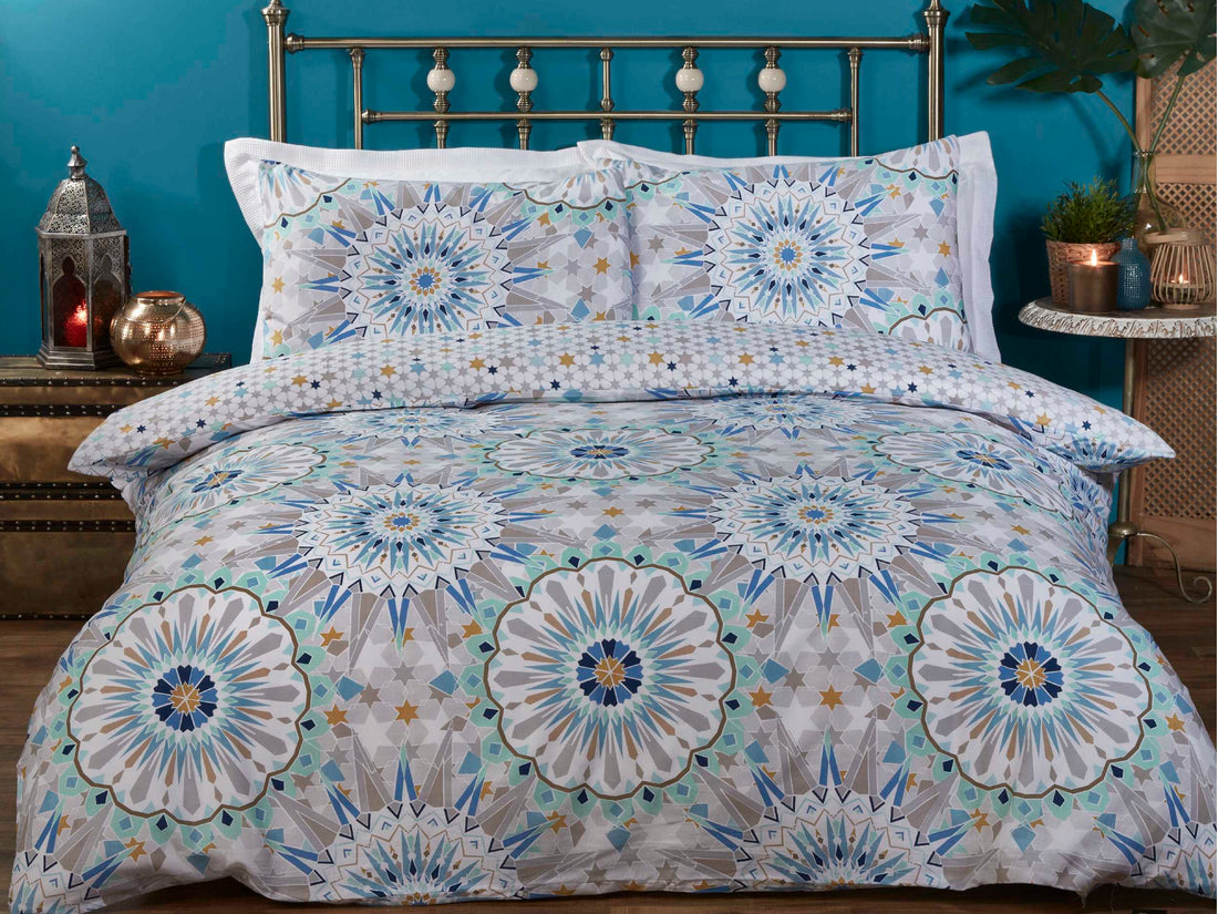 Morocco Bedding Set Blue The Cosy Company LTD